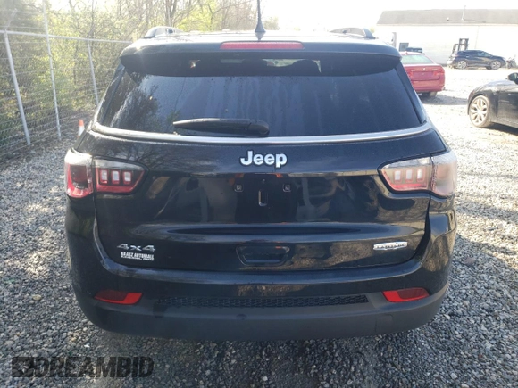 2024 Jeep Compass Latitude with VIN 3C4NJDBN7RT112068, listed as a Copart auction lot 55470495 with 3,292 mi miles and Salvage title. Bid and sale history available at DreamBid. Image 6.
