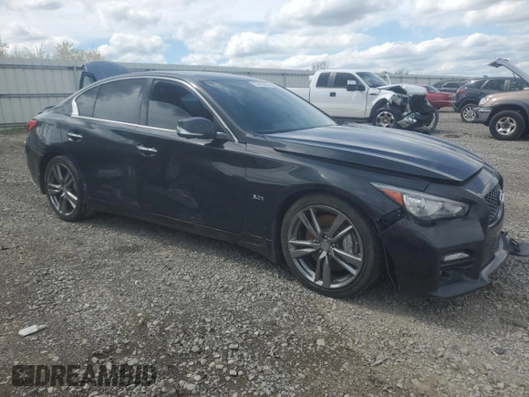 2017 Infiniti Q50 Sport z VIN JN1EV7AP9HM736244, wystawiony jako Copart lot #53419965 z przebiegiem 81 629 mil mil oraz Szkoda całkowita • Salvage title. Historia ofert i sprzedaży dostępna na DreamBid. Obrazek 4.