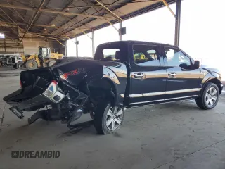 2019 Ford F-150 XL with VIN 1FTEW1E45KFD01319, listed as a Copart auction lot 56991875 with 90,871 mi miles and Salvage title. Bid and sale history available at DreamBid. Image 3.
