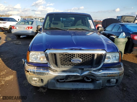 2005 Ford Ranger XLT with VIN 1FTZR45E95PA14437, listed as a Copart auction lot 47085315 with 124,205 mi miles and Salvage Title. Bid and sale history available at carsss.com. Image 5.