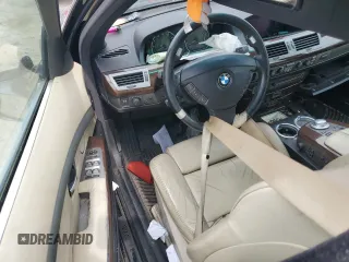 2004 BMW 7 Series 745i with VIN WBAGL63404DP71724, listed as a Copart auction lot 52178015 with Not Provided miles and Clean Title. Bid and sale history available at DreamBid. Image 8.