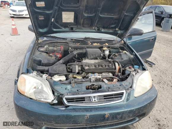 1997 Honda Civic DX with VIN 1HGEJ6626VL003183, listed as a Copart auction lot 78075644 with 133,963 mi miles and Salvage Title. Bid and sale history available at carsss.com. Image 11.