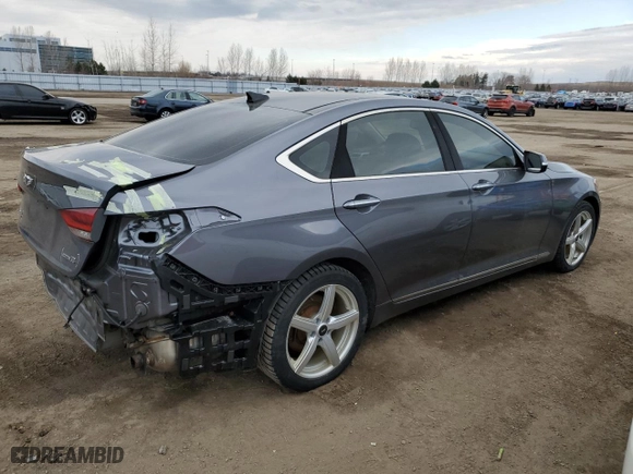 2016 Hyundai Genesis 3.8L with VIN KMHGN4JE3GU151012, listed as a Copart auction lot 49482285 with 232,334 mi miles and Salvage Title. Bid and sale history available at carsss.com. Image 3.