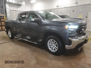 2021 Chevrolet Silverado 1500 LT with VIN 1GCPYDEK4MZ288423, listed as a Copart auction lot 79957214 with 66,136 mi miles and Salvage Title. Bid and sale history available at carsss.com. Image 4.