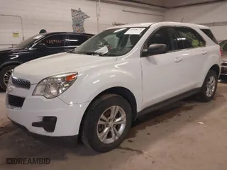 2014 Chevrolet Equinox LS with VIN 2GNFLEEK0E6104907, listed as a IAAI auction lot 41958176 with 117,215 mi miles. Bid and sale history available at carsss.com. Image 2.
