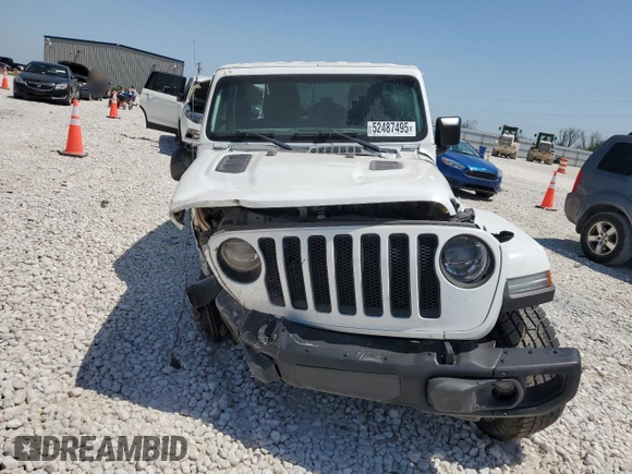 2018 Jeep Wrangler Unlimited Sahara with VIN 1C4HJXEG5JW294430, listed as a Copart auction lot 52487495 with 86,609 mi miles and Salvage title. Bid and sale history available at DreamBid. Image 5.