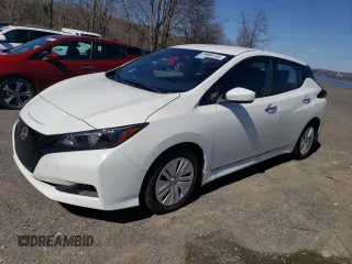 2023 Nissan LEAF S with VIN 1N4AZ1BV1PC560732, listed as a Copart auction lot 50904145 with 5,350 mi miles and Salvage Title. Bid and sale history available at DreamBid. Image 1.