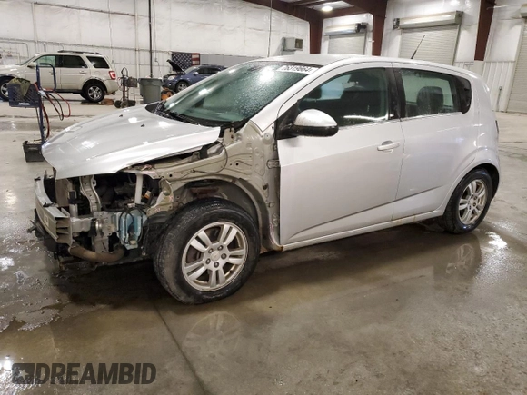 2012 Chevrolet Sonic LT with VIN 1G1JC6SB1C4193651, listed as a Copart auction lot 76319664 with 181,348 mi miles and Salvage Title. Bid and sale history available at carsss.com. Image 1.