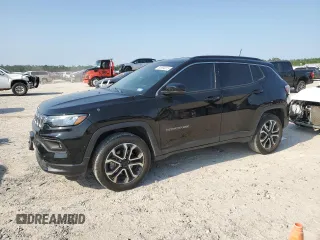 2022 Jeep Compass Limited z VIN 3C4NJDCBXNT196532, wystawiony jako Copart lot #52894315 z przebiegiem 70 045 mil mil oraz Czysty tytuł • Clean title. Historia ofert i sprzedaży dostępna na DreamBid. Obrazek 1.