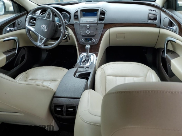 2011 Buick Regal CXL RL2 with VIN 2G4GP5ECXB9176424, listed as a Copart auction lot 61353695 with 84,820 mi miles and Salvage title. Bid and sale history available at DreamBid. Image 8.
