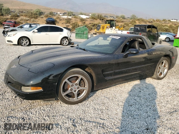 2003 Chevrolet Corvette with VIN 1G1YY22G935124690, listed as a Copart auction lot 65491044 with 0 mi miles and Salvage Title. Bid and sale history available at carsss.com. Image 1.