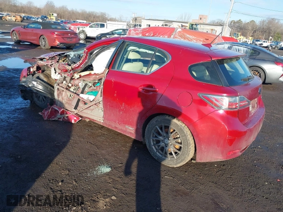 2012 Lexus CT 200h z VIN JTHKD5BH6C2094597, wystawiony jako IAAI lot #41519462 z przebiegiem 100 783 mil mil oraz . Historia ofert i sprzedaży dostępna na DreamBid. Obrazek 3.