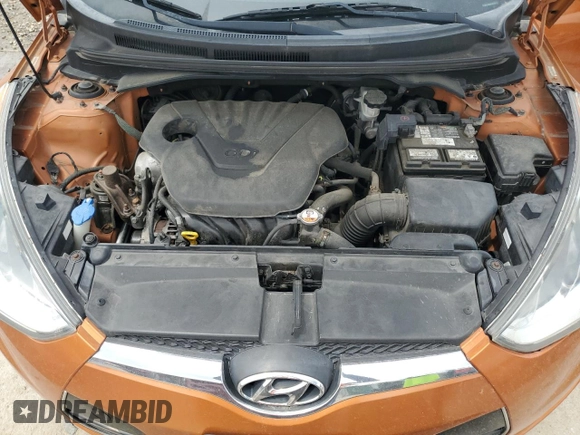 2013 Hyundai Veloster w/Black Int with VIN KMHTC6ADXDU121105, listed as a Copart auction lot 55171015 with 130,905 mi miles and Salvage title. Bid and sale history available at DreamBid. Image 11.