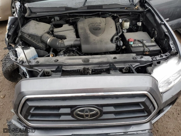2021 Toyota Tacoma 4WD SR with VIN 3TMCZ5AN7MM376689, listed as a Copart auction lot 86500894 with 112,805 mi miles and Salvage Title. Bid and sale history available at carsss.com. Image 11.