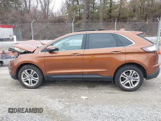 2017 Ford Edge Titanium with VIN 2FMPK4K88HBC11746, listed as a IAAI auction lot 41513987 with 55,879 mi miles. Bid and sale history available at carsss.com. Image 14.