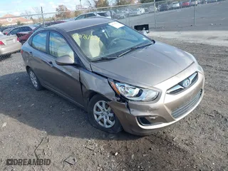 2012 Hyundai Accent GLS with VIN KMHCT4AE6CU201674, listed as a IAAI auction lot 40781309 with 90,356 mi miles. Bid and sale history available at carsss.com. Image 1.