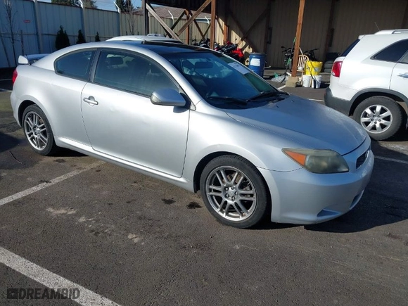 2007 Scion tC Spec with VIN JTKDE177170174822, listed as a IAAI auction lot 41736897 with 203,467 mi miles. Bid and sale history available at carsss.com. Image 1.
