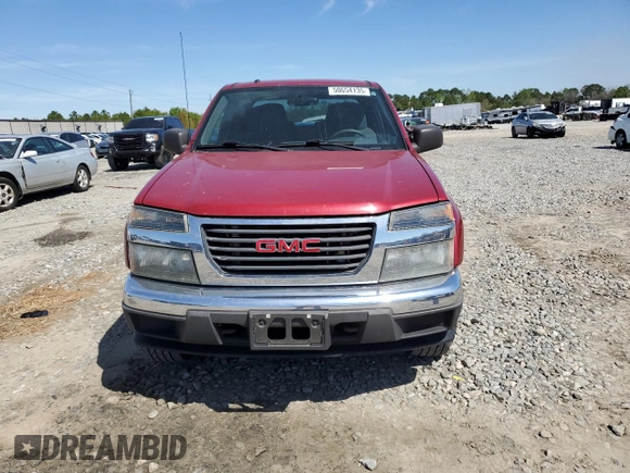 2006 GMC Canyon SLE2 with VIN 1GTDS136268120121, listed as a Copart auction lot 50654135 with 163,112 mi miles and Salvage Title. Bid and sale history available at carsss.com. Image 5.