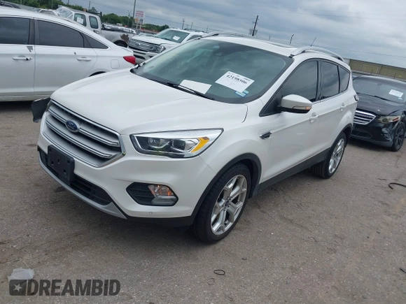 2018 Ford Escape Titanium with VIN 1FMCU0J96JUD36806, listed as a IAAI auction lot 42198506 with 50,710 mi miles and . Bid and sale history available at DreamBid. Image 17.