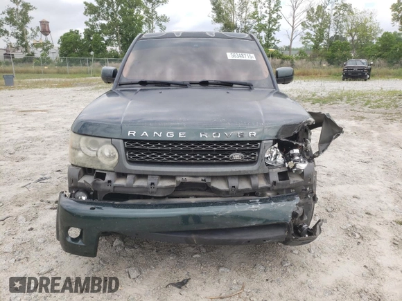 2011 Land Rover Range Rover Sport HSE Lux with VIN SALSK2D43BA289196, listed as a Copart auction lot 56348715 with 130,303 mi miles and Salvage title. Bid and sale history available at DreamBid. Image 5.
