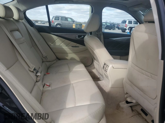 2015 Infiniti Q50 Premium z VIN JN1BV7ARXFM418246, wystawiony jako Copart lot #44890175 z przebiegiem 144 269 mil mil oraz Szkody całkowita. Historia ofert i sprzedaży dostępna na DreamBid. Obrazek 10.