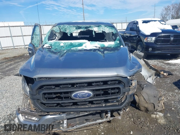 2021 Ford F-150 XL with VIN 1FTEW1CP3MFA22273, listed as a IAAI auction lot 41406480 with 65,914 mi miles and . Bid and sale history available at DreamBid. Image 11.