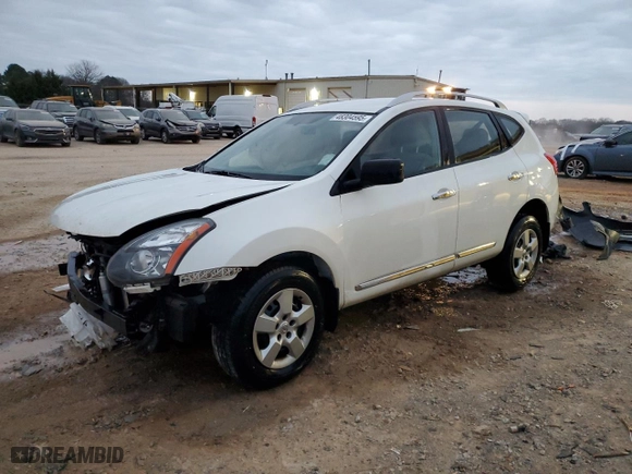 2014 Nissan Rogue Select S with VIN JN8AS5MT9EW610147, listed as a Copart auction lot 48304595 with 55,808 mi miles and Salvage Title. Bid and sale history available at carsss.com. Image 1.