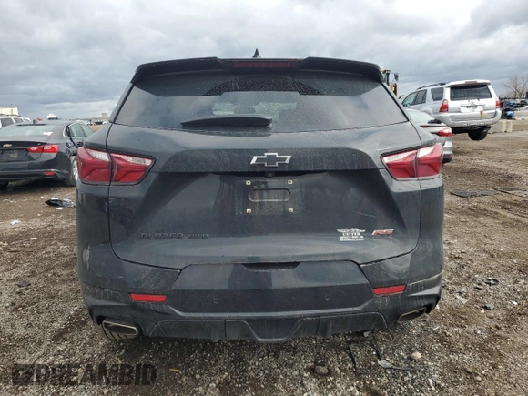 2020 Chevrolet Blazer RS с VIN 3GNKBKRS5LS547658, выставлен на аукционе Copart как лот 53140915 с пробегом 49 099 миль миль и Списание • Salvage title. История ставок и продаж доступна на DreamBid. Изображение 6.