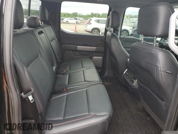 2021 Ford F-150 XL with VIN 1FTFW1E56MFA78191, listed as a Copart auction lot 57582025 with 92,347 mi miles and Salvage title. Bid and sale history available at DreamBid. Image 10.