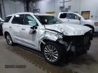 2020 Hyundai Palisade Limited z VIN KM8R5DHE9LU111977, wystawiony jako IAAI lot #41642341 z przebiegiem 101 326 mil mil oraz . Historia ofert i sprzedaży dostępna na DreamBid. Obrazek 1.