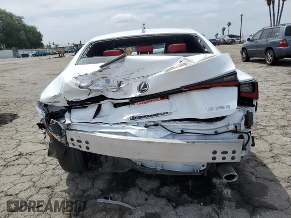 2024 Lexus IS 350 F Sport with VIN JTHGZ1B29R5073827, listed as a Copart auction lot 55848125 with 10,455 mi miles and Salvage title. Bid and sale history available at DreamBid. Image 6.