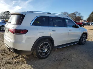 2020 Mercedes-Benz GLS 450 with VIN 4JGFF5KE2LA130256, listed as a Copart auction lot 47644455 with 91,785 mi miles and Salvage title. Bid and sale history available at DreamBid. Image 3.