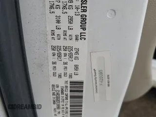 2014 Dodge Grand Caravan SE 30th Anniversary with VIN 2C4RDGBG8ER180968, listed as a Copart auction lot 49465325 with 104,430 mi miles and Salvage Title. Bid and sale history available at DreamBid. Image 13.