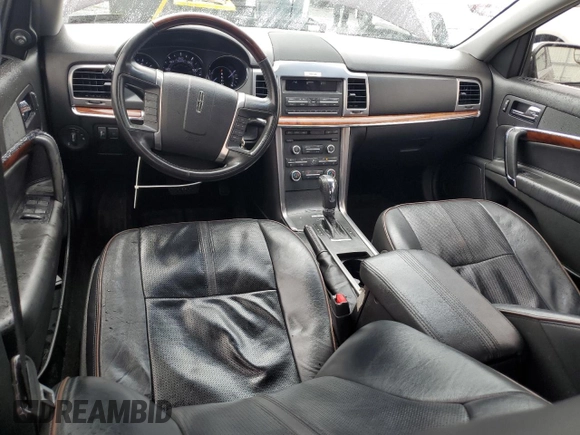 2011 Lincoln MKZ with VIN 3LNHL2JC0BR764654, listed as a Copart auction lot 57295725 with 141,056 mi miles and Salvage title. Bid and sale history available at DreamBid. Image 8.