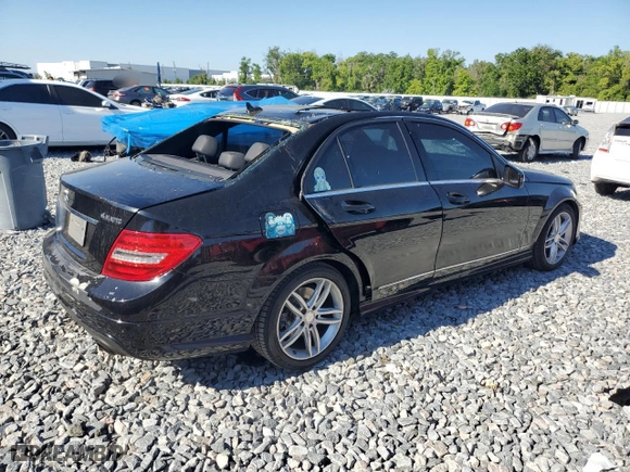 2012 Mercedes-Benz C-Class C 300 Sport with VIN WDDGF8BB8CR204223, listed as a Copart auction lot 52707305 with 201,502 mi miles and Clean Title. Bid and sale history available at carsss.com. Image 3.