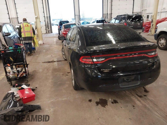 2015 Dodge Dart SXT with VIN 1C3CDFBB3FD251488, listed as a IAAI auction lot 41182708 with 115,184 mi miles. Bid and sale history available at carsss.com. Image 3.
