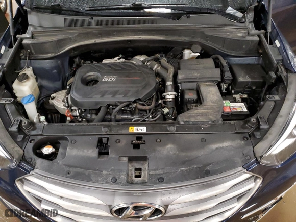 2018 Hyundai Santa Fe Sport Limited with VIN 5XYZUDLA6JG537734, listed as a Copart auction lot 47313155 with 109,611 mi miles and Clean Title. Bid and sale history available at carsss.com. Image 12.