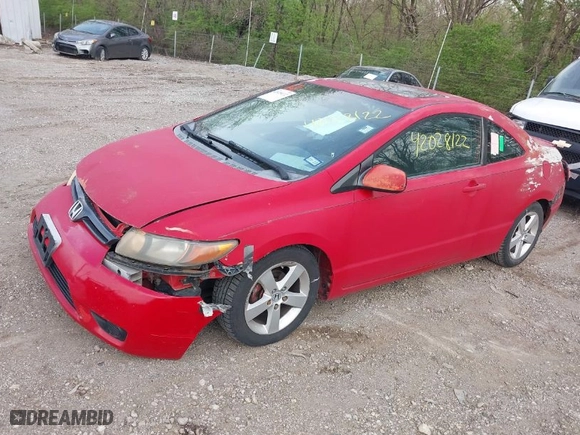 2008 Honda Civic Cpe EX with VIN 2HGFG12868H557597, listed as a IAAI auction lot 42028122 with 145,179 mi miles. Bid and sale history available at carsss.com. Image 2.