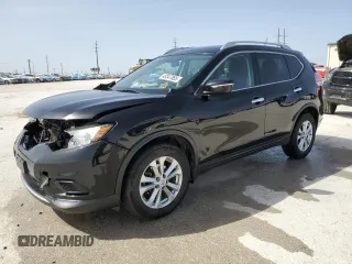 2015 Nissan Rogue SV with VIN KNMAT2MT8FP584076, listed as a Copart auction lot 48347865 with 96,016 mi miles and Salvage Title. Bid and sale history available at carsss.com. Image 1.