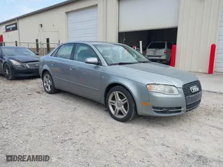 2007 Audi A4 2.0T with VIN WAUAF78E17A085895, listed as a IAAI auction lot 41522462 with 191,074 mi miles. Bid and sale history available at carsss.com. Image 1.