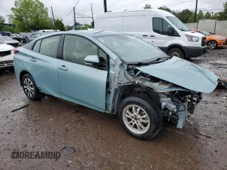 2019 Toyota Prius LE z VIN JTDL9RFU7K3001908, wystawiony jako Copart lot #58657625 z przebiegiem 25 300 mil mil oraz Szkoda całkowita • Salvage title. Historia ofert i sprzedaży dostępna na DreamBid. Obrazek 4.