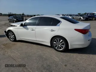2014 Infiniti Q50 Premium with VIN JN1BV7AP2EM674006, listed as a Copart auction lot 52134725 with 144,321 mi miles and Salvage Title. Bid and sale history available at carsss.com. Image 2.
