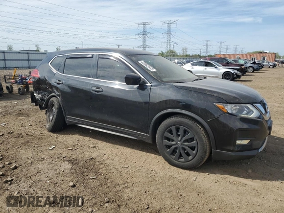 2017 Nissan Rogue S with VIN KNMAT2MVXHP531741, listed as a Copart auction lot 55952645 with 149,774 mi miles and Salvage title. Bid and sale history available at DreamBid. Image 4.