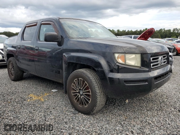 2007 Honda Ridgeline RT with VIN 2HJYK162X7H525127, listed as a Copart auction lot 74337344 with Not Provided miles and Salvage Title. Bid and sale history available at carsss.com. Image 4.