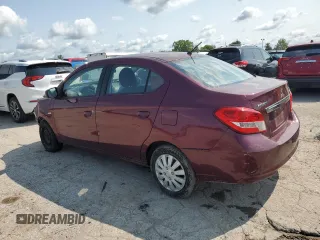 2017 Mitsubishi Mirage ES with VIN ML32F3FJ6HHF14592, listed as a Copart auction lot 65472224 with 130,216 mi miles and Salvage title. Bid and sale history available at DreamBid. Image 2.