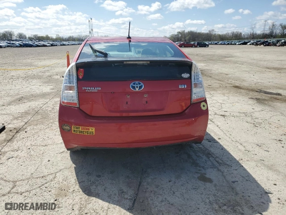 2011 Toyota Prius I with VIN JTDKN3DU1B0265960, listed as a Copart auction lot 52369425 with 177,387 mi miles and Clean Title. Bid and sale history available at carsss.com. Image 6.