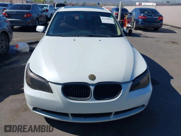 2007 BMW 5 Series 530i with VIN WBANE735X7CM55869, listed as a IAAI auction lot 42228854 with 224,397 mi miles and . Bid and sale history available at DreamBid. Image 6.