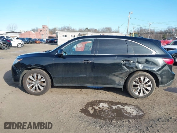 2015 Acura MDX Tech Pkg with VIN 5FRYD4H42FB031992, listed as a IAAI auction lot 41564215 with 125,042 mi miles. Bid and sale history available at carsss.com. Image 14.