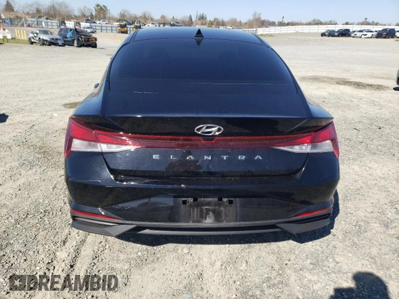 2023 Hyundai Elantra SEL with VIN KMHLM4AGXPU594261, listed as a Copart auction lot 46536065 with 30,633 mi miles and Salvage Title. Bid and sale history available at DreamBid. Image 6.
