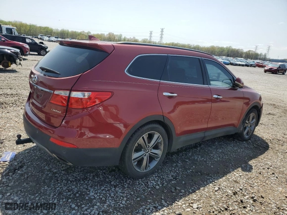2014 Hyundai Santa Fe Limited with VIN KM8SR4HF4EU035067, listed as a Copart auction lot 51047395 with 0 mi miles and Clean Title. Bid and sale history available at carsss.com. Image 3.